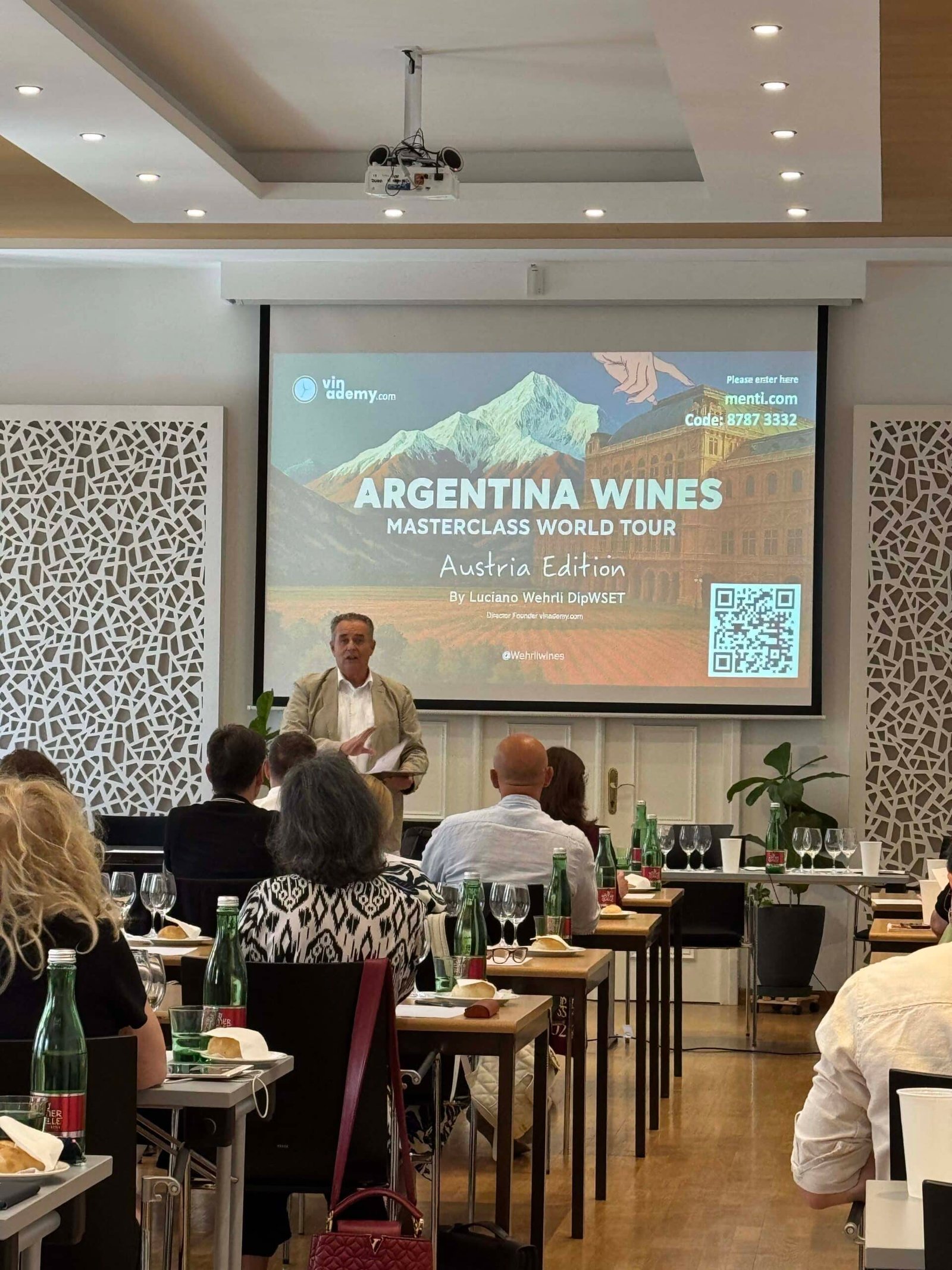 Masterclass at the Weinakademie Österreich